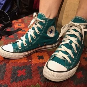 Converse Chuck Taylors in Rebel Teal